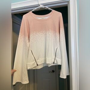 CALIA By Carrie Underwood Effortless Zipper Pullover Crop Sweater